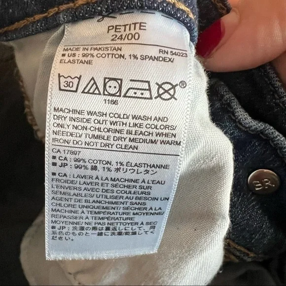 Banana Republic Factory Petite Light Wash Girlfriend Denim Jeans - Picture 7 of 8